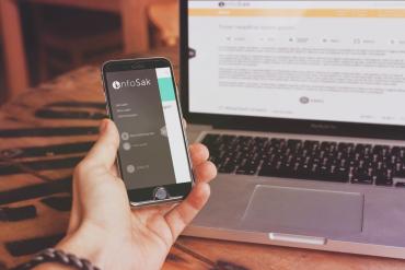 Infosak desktop and mobile